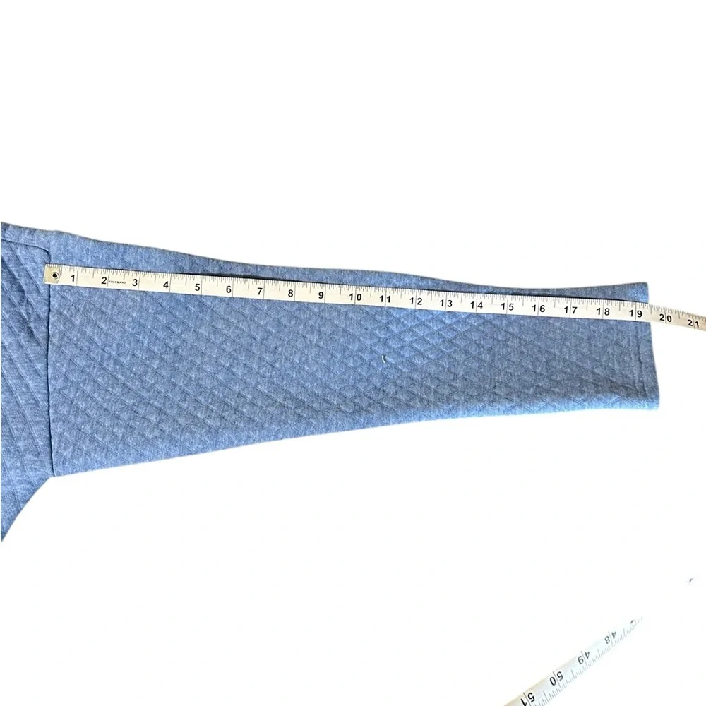 Eddie Bauer Quilted Half-Zip in Blue - Picture 11 of 12